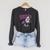 Cookie & Cream Ice Cream Butcher And Bird Book Lover Raglan Sleeve Sweatshirt Dark Grey Heather