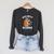 Cool Tiger Reading Book Wild About Reading Kids Books Reader Raglan Sleeve Sweatshirt Dark Grey Heather