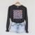 Coquette Bow Book Reading Book Lover Bookish Readers Book Raglan Sleeve Sweatshirt Dark Grey Heather