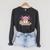 Cute Axolotl Reading Books Cozy Bookworm Fantasy Art Premium Tri-Blend Raglan Sleeve Sweatshirt Dark Grey Heather