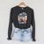 Cute Bookworm Tees Read Banned Books Drink Coffee Small -Adults Raglan Sleeve Sweatshirt Dark Grey Heather