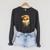 Cute Chick Reading Book Bandana Raglan Sleeve Sweatshirt Dark Grey Heather Cute Chick Reading Book Bandana Raglan Sleeve Sweatshirt Dark Grey Heather