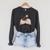 Cute Monkey Reading Books Literature Nature Raglan Sleeve Sweatshirt Dark Grey Heather