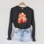 Cute Red Panda Reading Book Sloth Kawaii Animal Raglan Sleeve Sweatshirt Dark Grey Heather