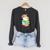 Cute Rodent Pet Bookworms Books And Guinea Pig Raglan Sleeve Sweatshirt Dark Grey Heather
