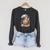 Cute Summer Relaxing Gnome Art For Book Lovers Raglan Sleeve Sweatshirt Dark Grey Heather