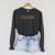 Dark Academia Aesthetic Wooden Book Collection Parchment Raglan Sleeve Sweatshirt Dark Grey Heather