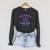 Dark Romance Book Club Always Falling For The Villain Quote Raglan Sleeve Sweatshirt Dark Grey Heather