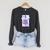 Dark Romance Reader Retro 90s Style Bookish Spicy Book Lover Raglan Sleeve Sweatshirt Dark Grey Heather