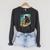 David And Goliath Bible Book Of Samuel King David Painting Raglan Sleeve Sweatshirt Dark Grey Heather