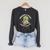 Dino Reading Books Unearth a Story Summer Reading Dinosaur Raglan Sleeve Sweatshirt Dark Grey Heather