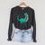 Dinosaur Carrying Book Reading Bookworm Librarian Raglan Sleeve Sweatshirt Dark Grey Heather