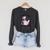 Dirty Romance Skeleton Reading Smut Smutty Book STFUATTDLAGG Raglan Sleeve Sweatshirt Dark Grey Heather