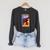 Disney Pixar The Incredibles Omnidroid Comic Book Cover Raglan Sleeve Sweatshirt Dark Grey Heather