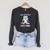 Distracted By Cats Coffee And Books Raglan Sleeve Sweatshirt Dark Grey Heather