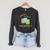 Donde Esta La Biblioteca Library Book Reader T Shirt Raglan Sleeve Sweatshirt Dark Grey Heather
