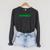 Doomsday Movie Ending Character Book Raglan Sleeve Sweatshirt Dark Grey Heather