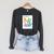 Dr Seuss ABC Book Cover Premium Tri-Blend Raglan Sleeve Sweatshirt Dark Grey Heather