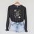 Dramatic Book Lover Quote Raglan Sleeve Sweatshirt Dark Grey Heather