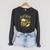 Drink Matcha Read Books Elevate Your Green Tea Ritual Raglan Sleeve Sweatshirt Dark Grey Heather