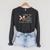 Drink Tea Read Books Fight For Social Justice Raglan Sleeve Sweatshirt Dark Grey Heather