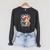 Easily Distracted By Dogs And Books Pets Books Lovers Raglan Sleeve Sweatshirt Dark Grey Heather