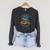 Easily Distracted By Dragons And Books Nerd Dragon Raglan Sleeve Sweatshirt Dark Grey Heather