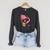 Eric Carle 10 Little Rubber Ducks Flamingo Children's Book Raglan Sleeve Sweatshirt Dark Grey Heather