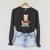 Everyday Should Be Library Day Cute Owl Reading Books Lover Raglan Sleeve Sweatshirt Dark Grey Heather