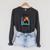 Everything Will Be Just Fine Cats Books And Wine Raglan Sleeve Sweatshirt Dark Grey Heather