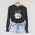 Fall Bookshelf Pumpkin Autumn Reading Raglan Sleeve Sweatshirt Dark Grey Heather
