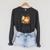 Fall Cat Ghosting You For Book Halloween Ghost Reading Raglan Sleeve Sweatshirt Dark Grey Heather
