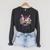 In My Fantasy Era Magic Dragon Book Raglan Sleeve Sweatshirt Dark Grey Heather