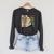 Feminist Ruth Bader Ginsburg RBG Quote Girl With Book Women Raglan Baseball Tee Raglan Sleeve Sweatshirt Dark Grey Heather