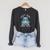 Feral Moms Book Club Raglan Sleeve Sweatshirt Dark Grey Heather