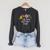 Flowers Drawing I Like Books And Maybe 3 People 2025 Raglan Sleeve Sweatshirt Dark Grey Heather