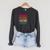 If Found Please Return To Library Retro Book Library Raglan Sleeve Sweatshirt Dark Grey Heather