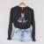 Fox Nerd Reading Books Bookworm Library Book Raglan Sleeve Sweatshirt Dark Grey Heather