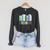 Freadom Books Reader Librarian Reading Raglan Sleeve Sweatshirt Dark Grey Heather