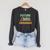 Future Librarian School Librarian Book Raglan Sleeve Sweatshirt Dark Grey Heather