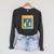 Goldilocks And The Three Bears Book Cover Raglan Sleeve Sweatshirt Dark Grey Heather