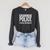 Grammar Police To Serve And Correct Book Literature Raglan Sleeve Sweatshirt Dark Grey Heather