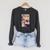 Guarded By Death Book Raglan Sleeve Sweatshirt Dark Grey Heather