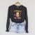 Happy Back To School Cat Books The Start Of The School Year Raglan Sleeve Sweatshirt Dark Grey Heather