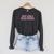 Hot Girls Read Books For Book Lovers & Readers Raglan Sleeve Sweatshirt Dark Grey Heather