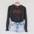 Hot Girls Read Books For Book Lovers Raglan Sleeve Sweatshirt Dark Grey Heather