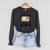 I'm Done Peopling Where Are My Books Raglan Sleeve Sweatshirt Dark Grey Heather