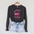 Introverted But Willing To Discuss Spicy Books Lovers Women Raglan Sleeve Sweatshirt Dark Grey Heather