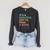 It's A Beautiful Day To Read A Book Raglan Sleeve Sweatshirt Dark Grey Heather