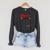 Jacob 23rd Birthday Guest Book Idea Raglan Sleeve Sweatshirt Dark Grey Heather